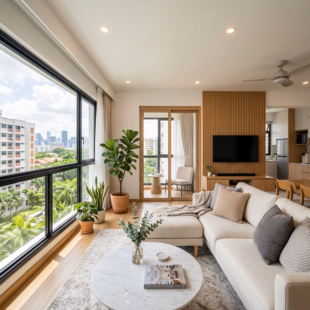 Sunlit Modern BTO Living