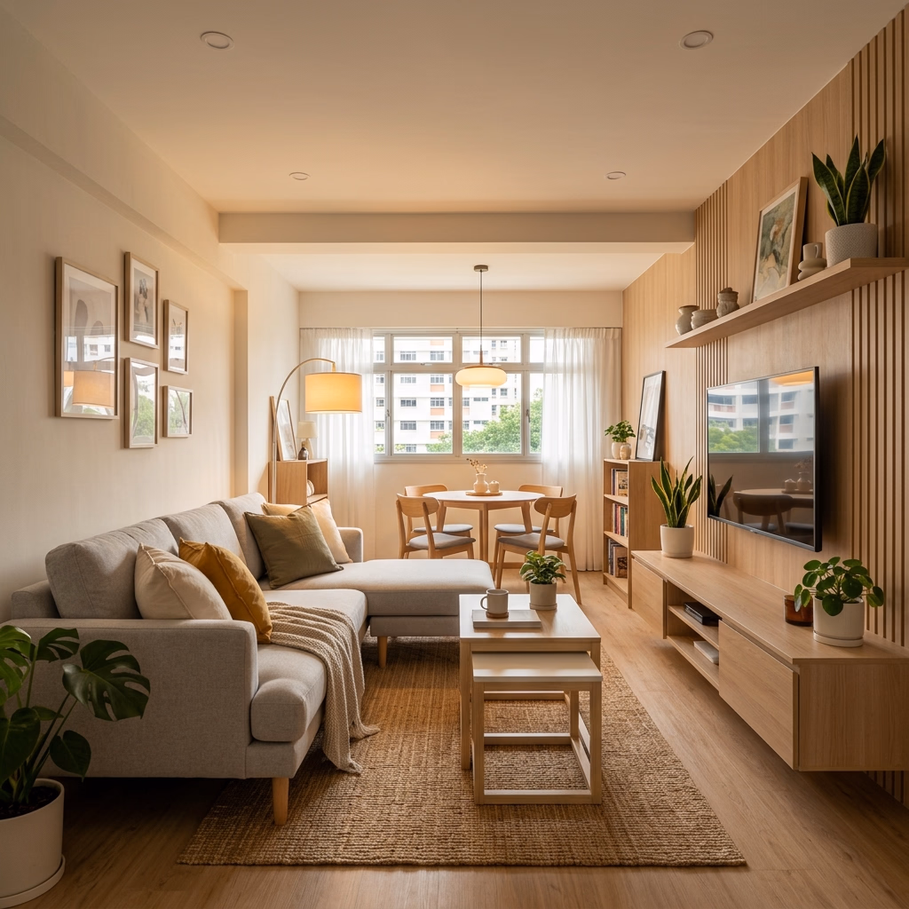 Cozy 3-Room Scandinavian Flat