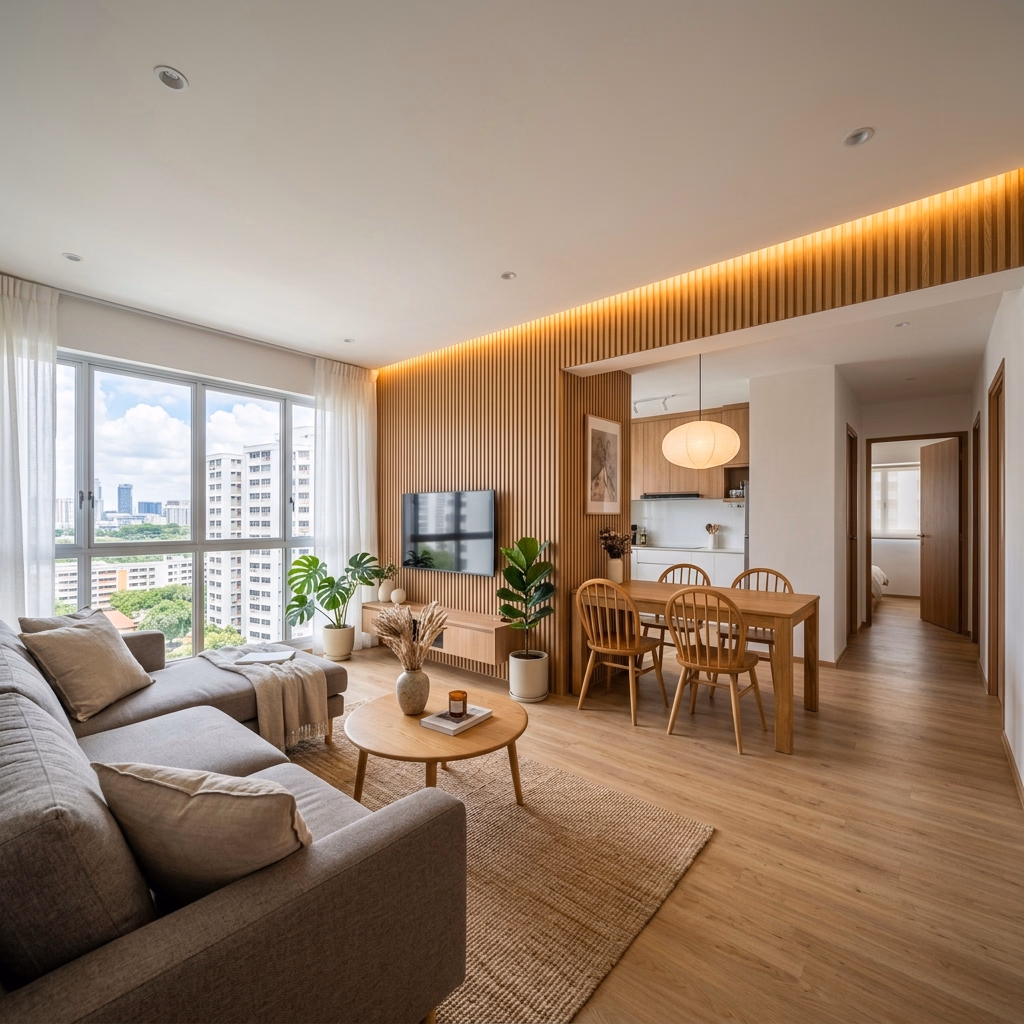 4-Room Japandi Transformation